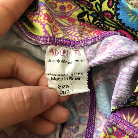 DonaJo Esqueleto Sugar Skull Leggings Size 1 (S/M) - Picture 11 of 12